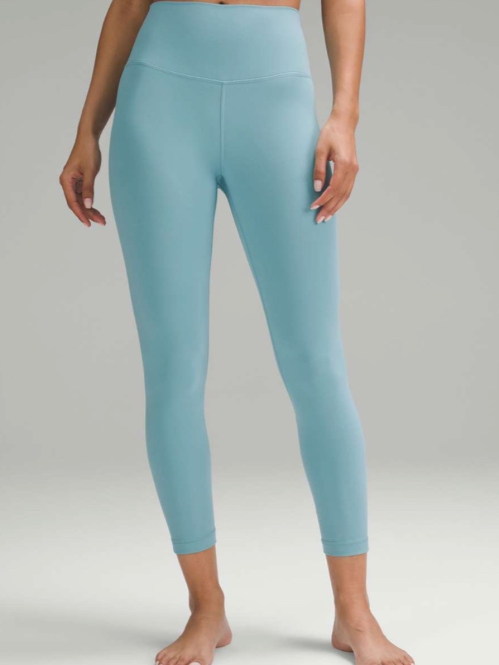 Lululemon Align High-Rise Lined Crop 23" Tidal Teal Size 10